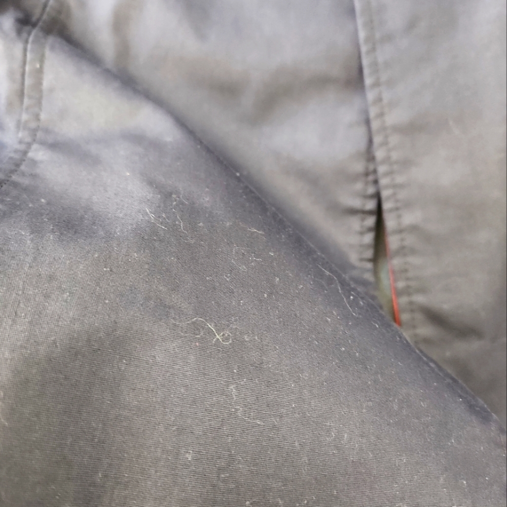 Vintage Italian Navy Blue & Red Trench Coat - Picture 3 of 13